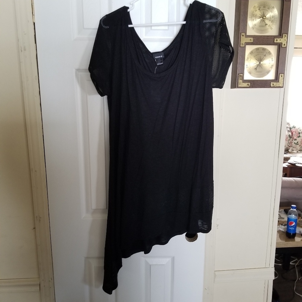Black swum suit cover
